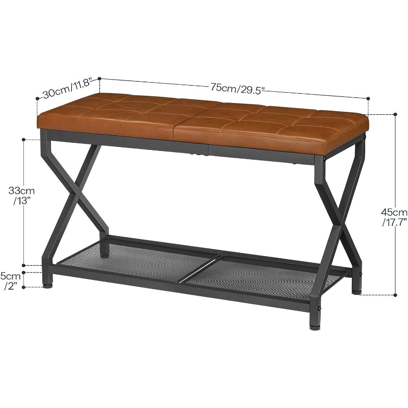 29.5" Shoe Bench