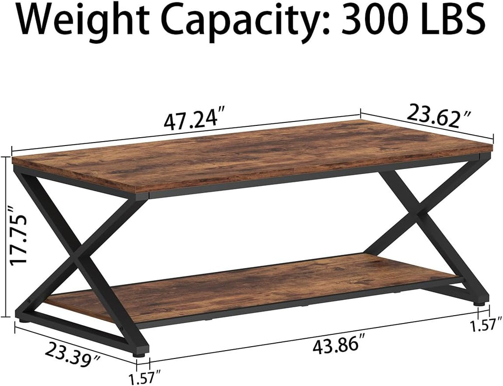 47" Rectangle Coffee Table