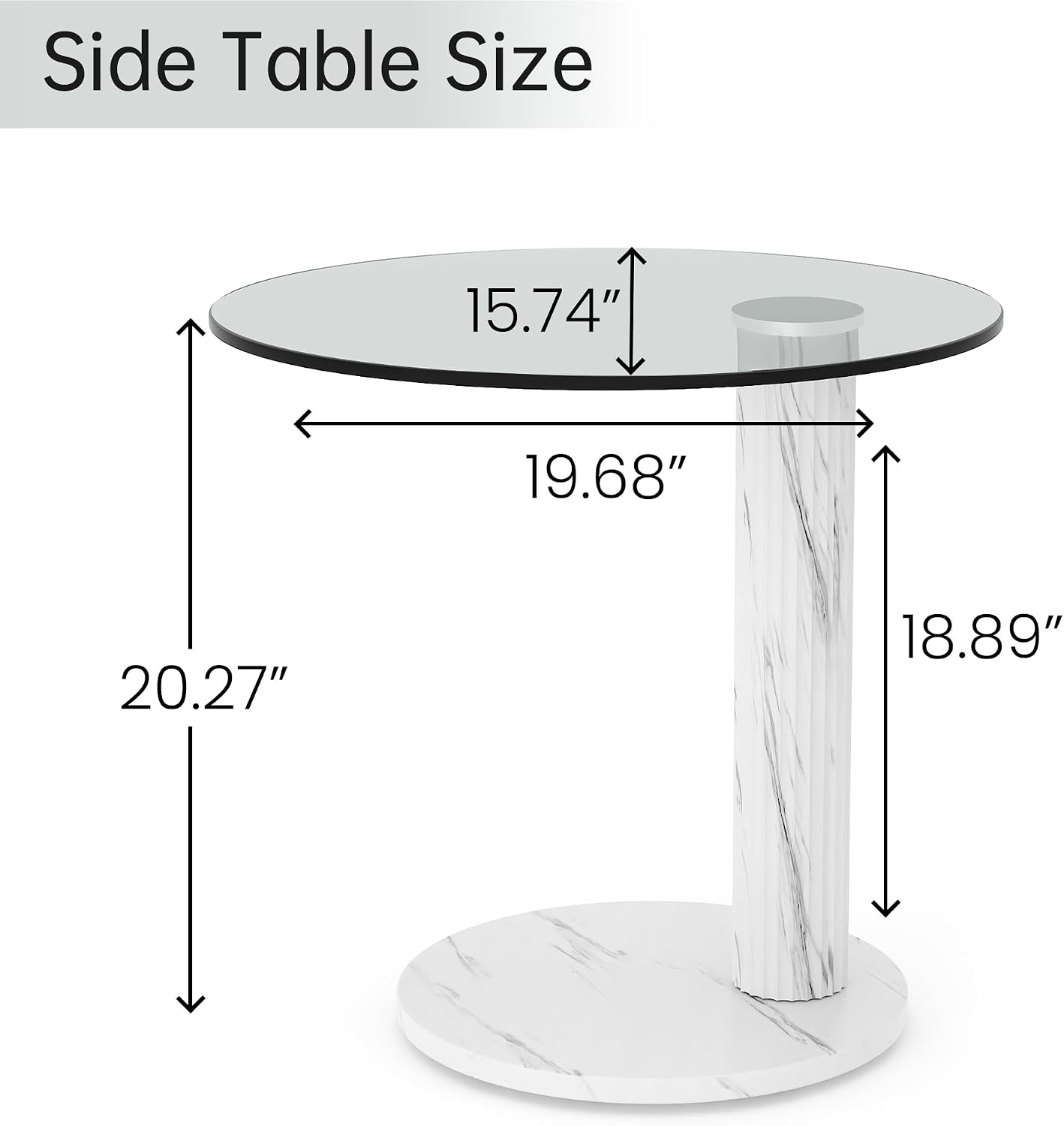 Glass Round Coffee Table