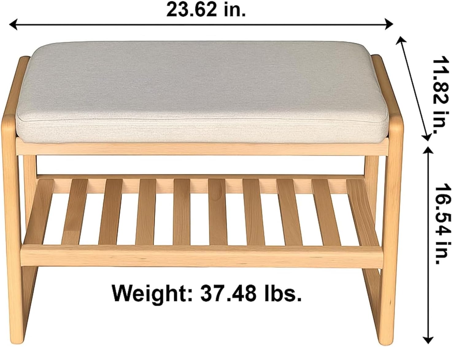No Assembly Entryway Bench