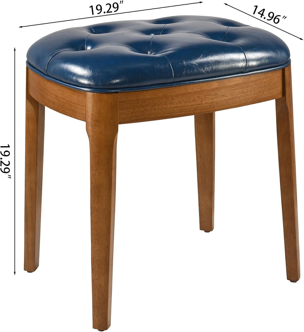 Modern Upholstered Vanity Bench Stool