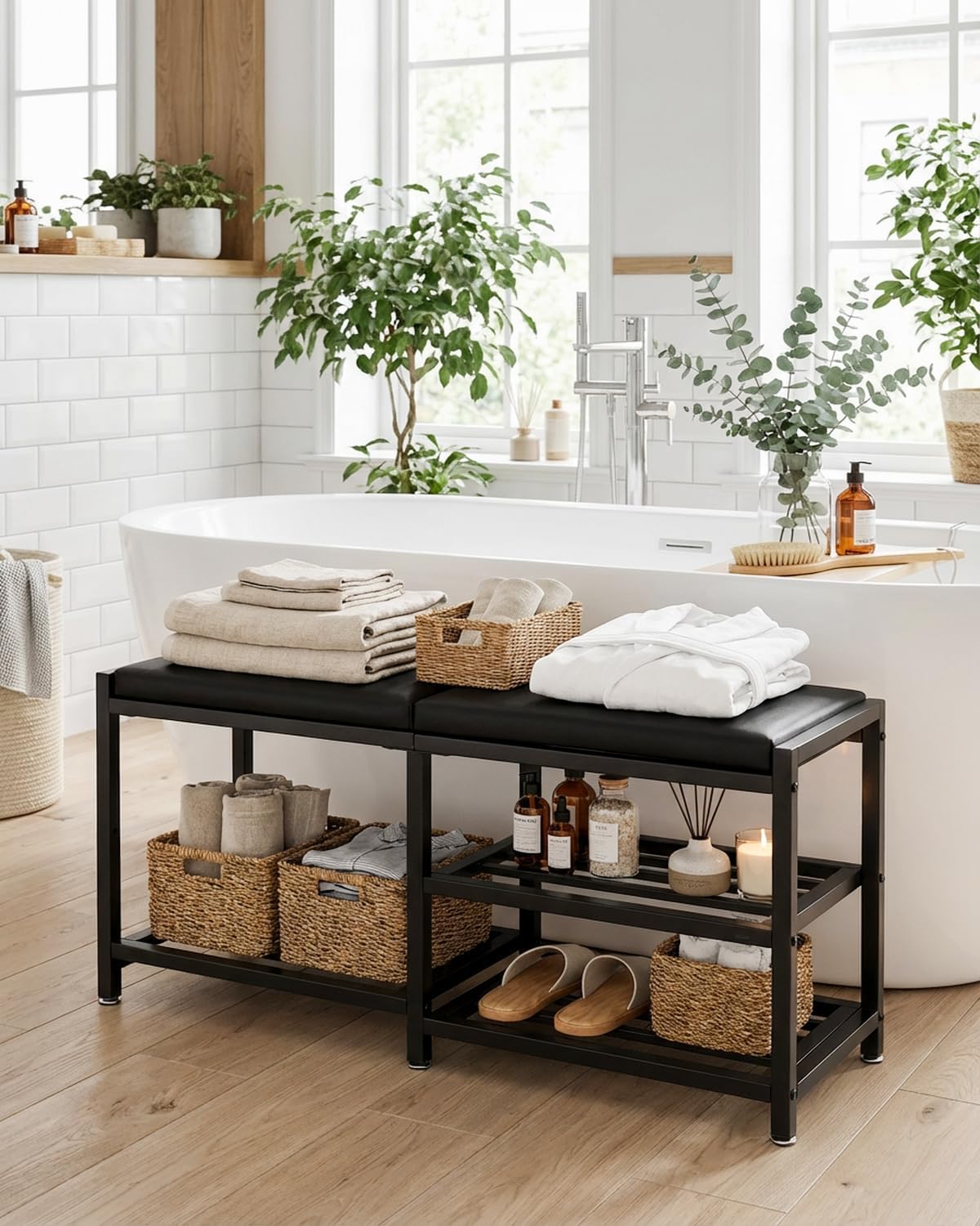 Shoe Storage Bench with Seating