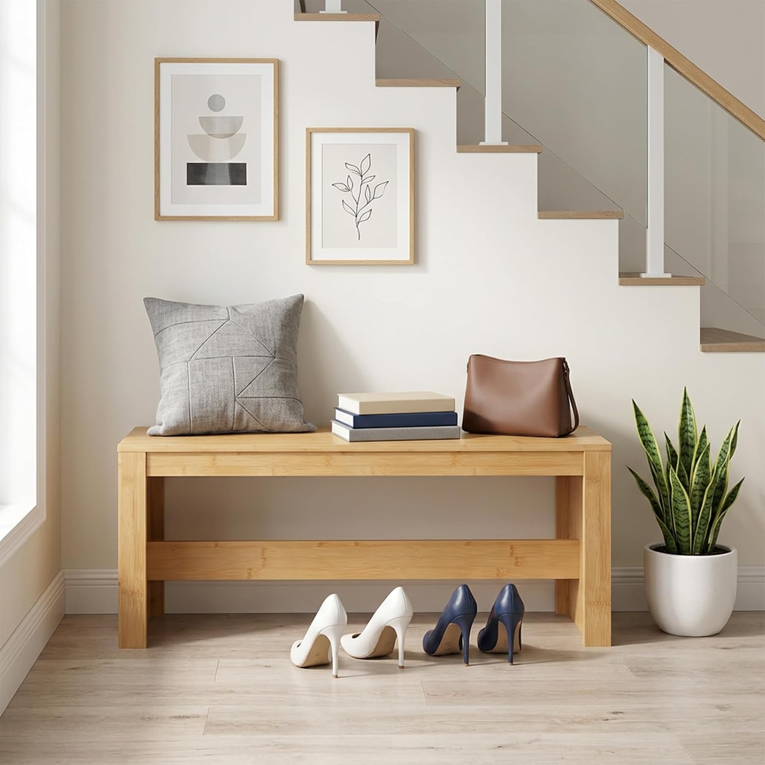 Entryway Shoe Rack Bench