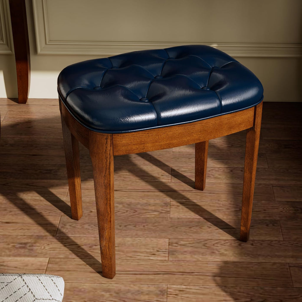 Modern Upholstered Vanity Bench Stool