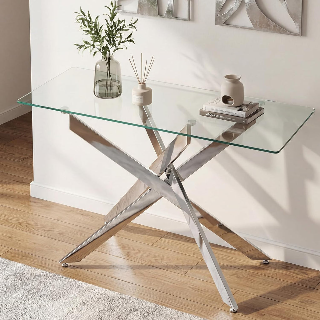 Glass Console Table