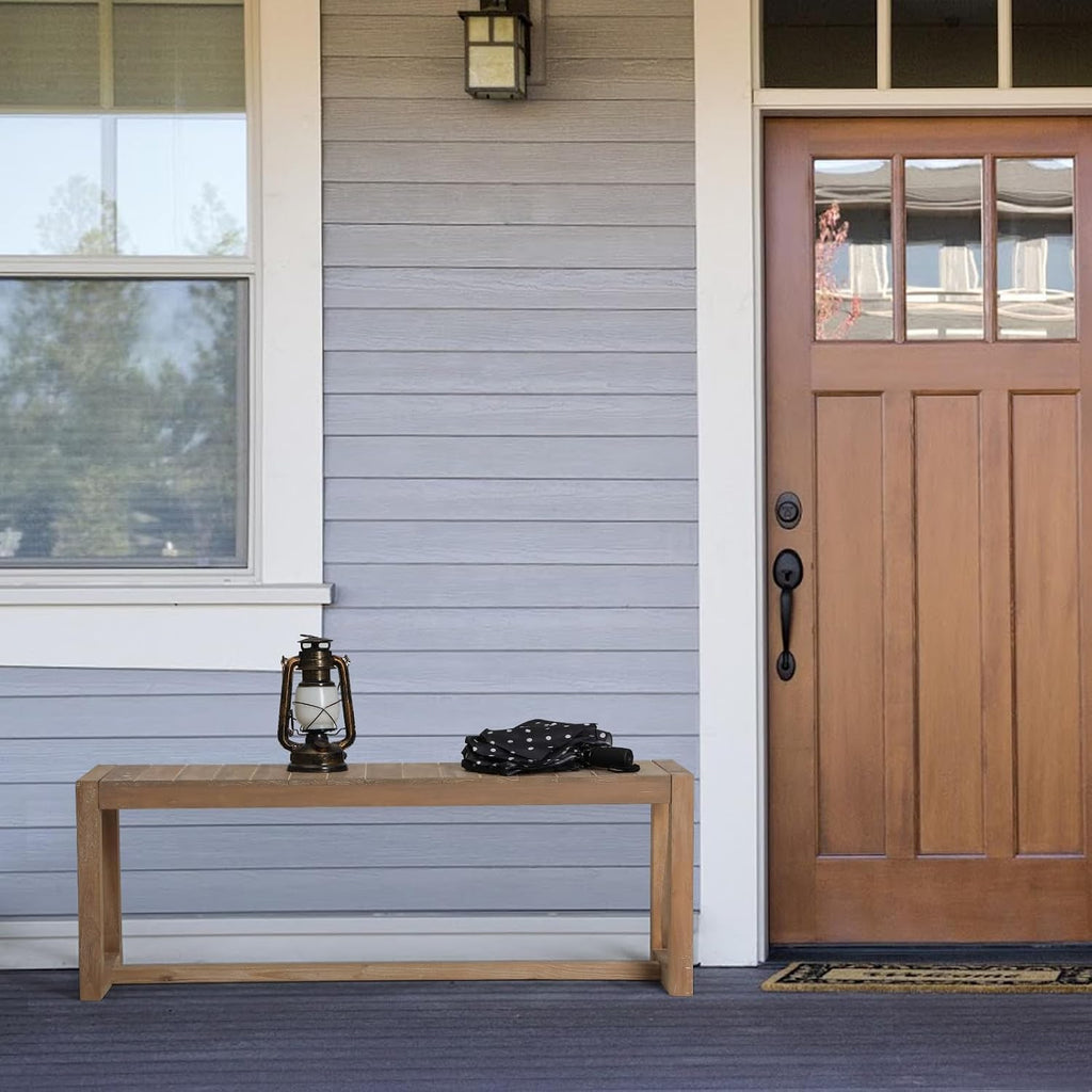 Farmhouse Solid Wood Entryway Bench