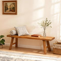 Wooden Bench Indoor Farmhouse Skinny Entryway Bench