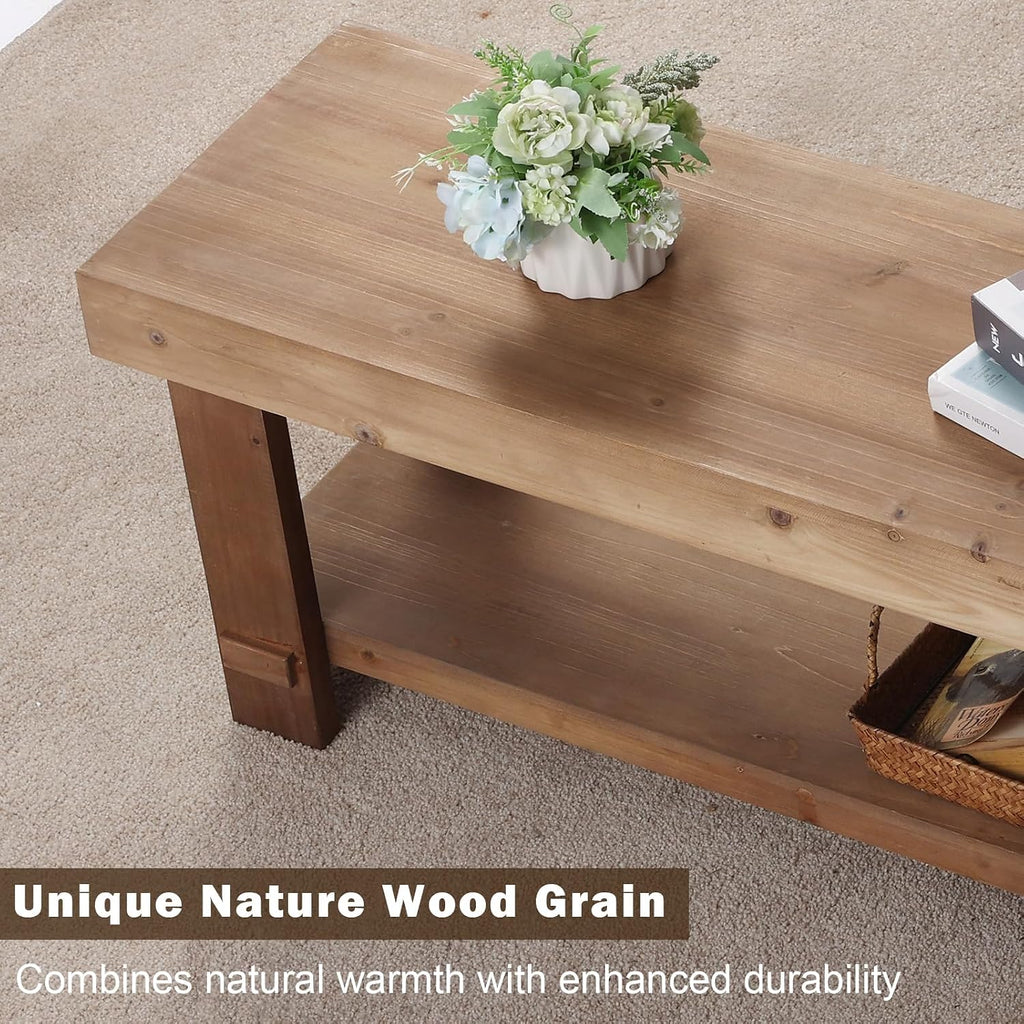 31.5" Solid Wood Bench