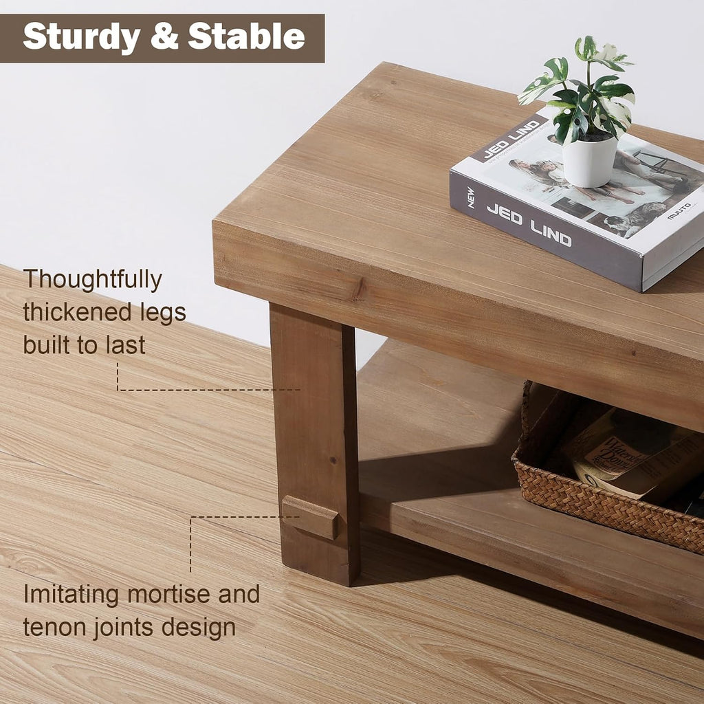 31.5" Solid Wood Bench
