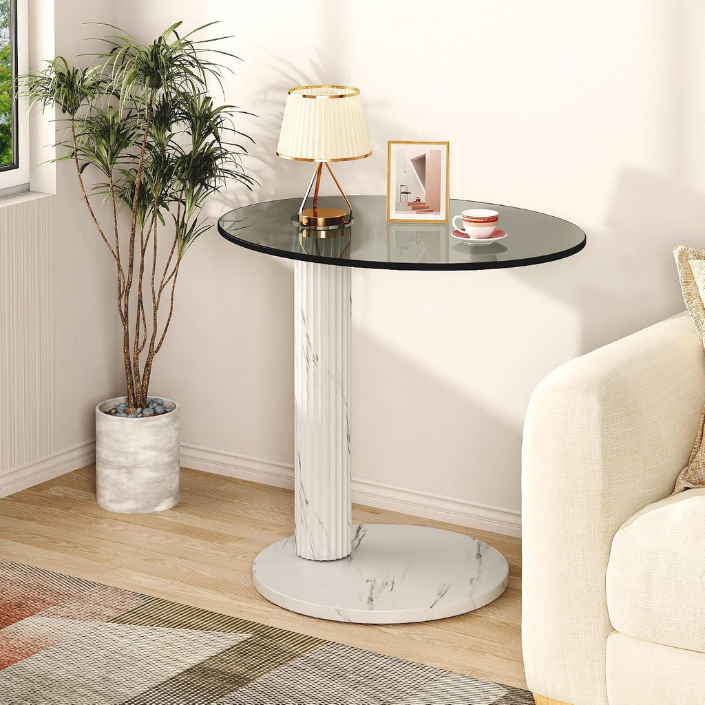 Glass Round Coffee Table