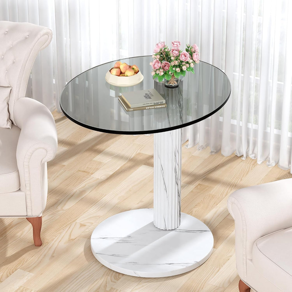 Glass Round Coffee Table