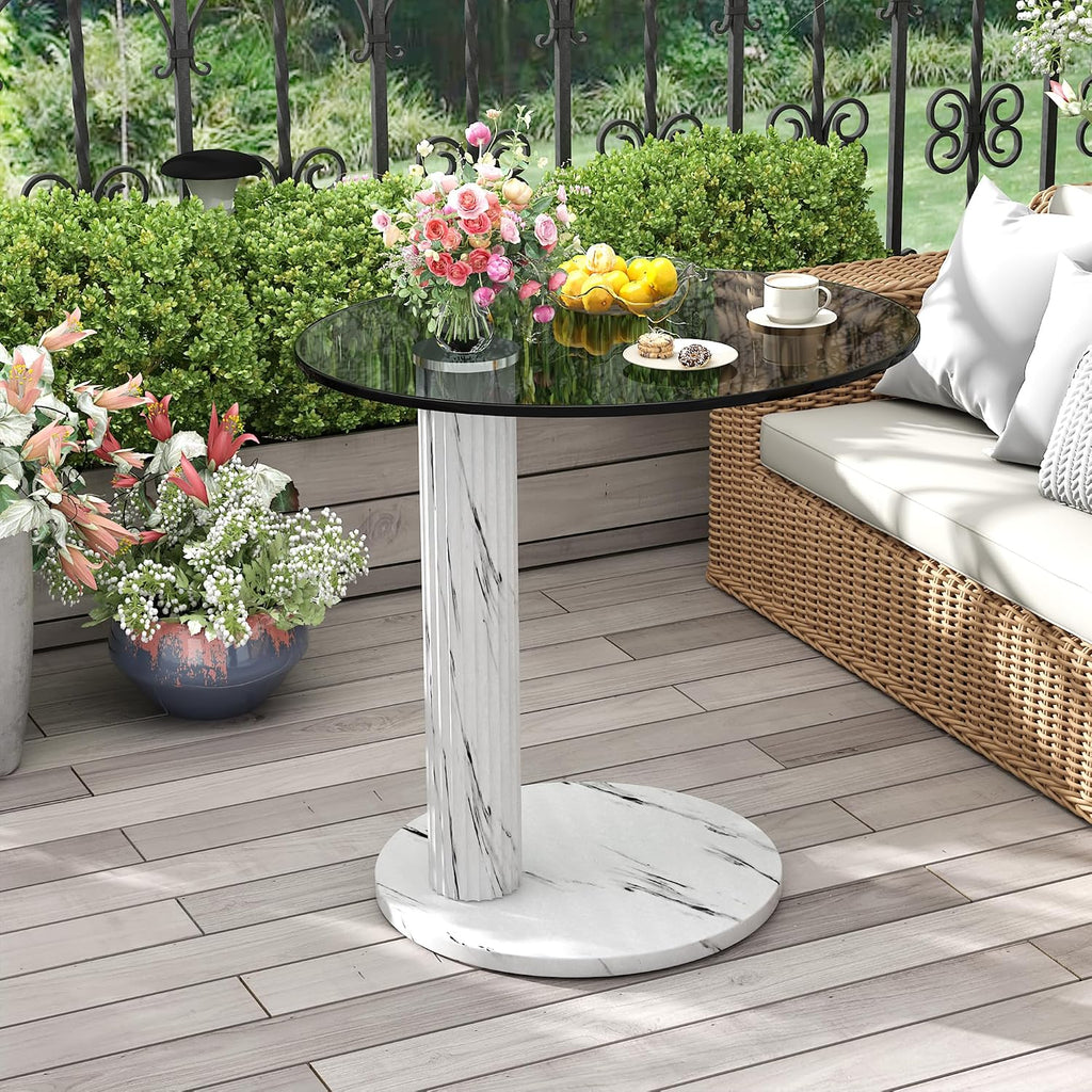 Glass Round Coffee Table