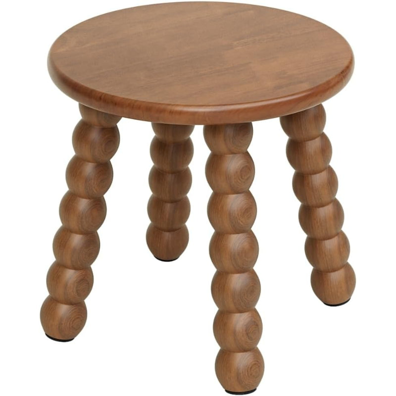 Walnut Brown Wooden Step Stool