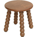 Walnut Brown Wooden Step Stool